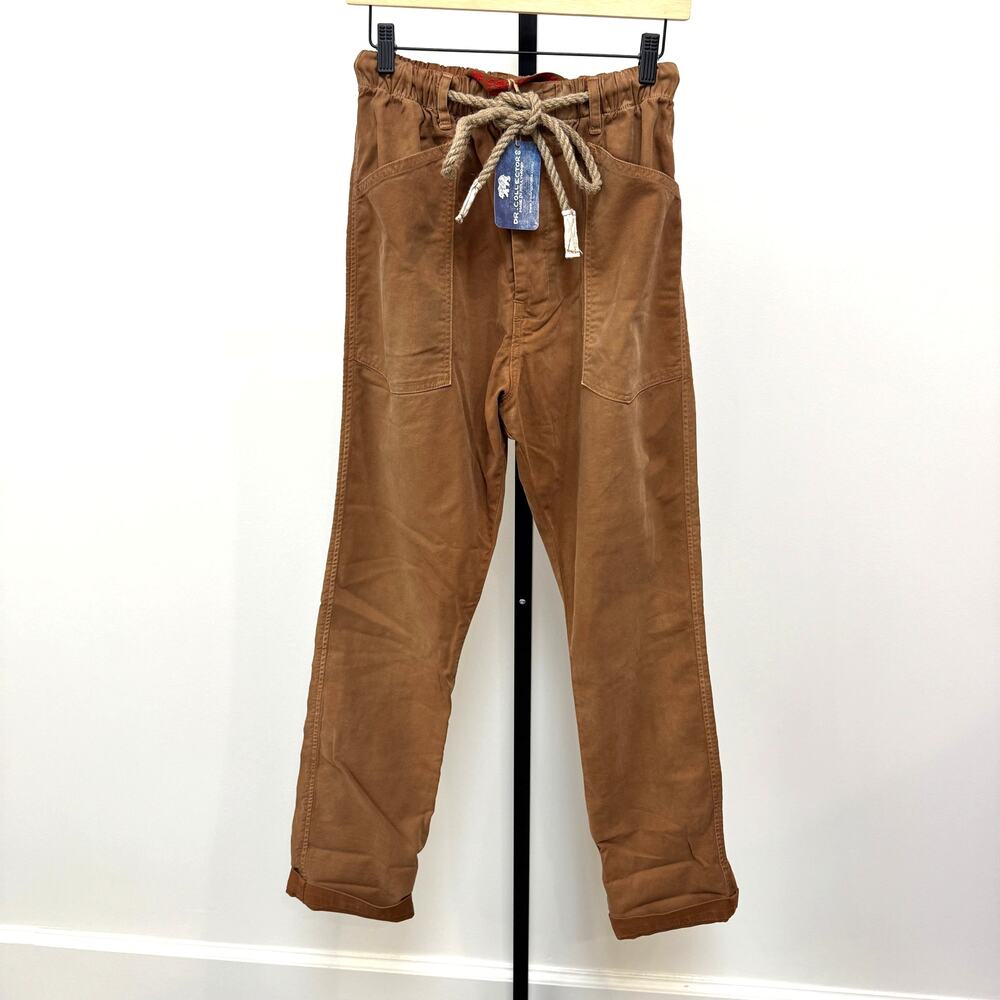 Dr. Collector's P38 Japan 10 oz Twill Cotton Sunfaded Craft Pants XL NEW Tan